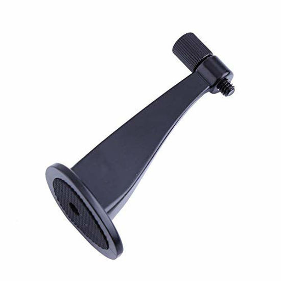 Picture of Binoculars Tripod Adapter with 1/4 in Hole, VBESTLIFE Black Metal Binocular Adapter Mount Tripods Bracket for Binocular Telescope