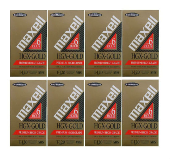 Picture of Maxell HGX T-120 VHS 9-pack