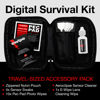 Picture of Photographic Solutions Digital Survival Kit - Type-2 (17mm) Sensor Swabs, PEC-PAD Photo Wipes, E-Wipe Packet, Aeroclipse Optic Cleaner Non-Flamable Solution - Camera Cleaning Kit with Travel Bag