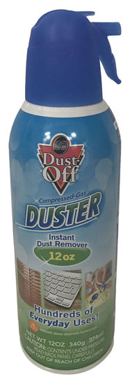 Picture of Dust-Off Compressed Gas Duster Single, 12 oz. Can (12oz)