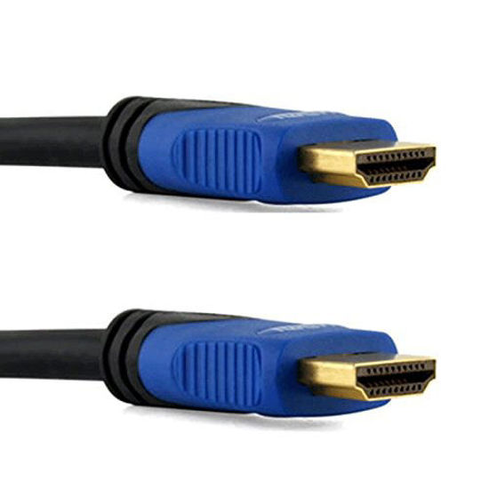 Picture of Premium Braided Nylon HDMI Cable Gold Series High Speed HDMI Cable with Ferrite Core for PS4, X-Box, HD-DVR, Digital/Satellite Cable HDTV 1080P Blue (15 Feet)