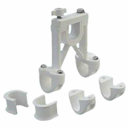 Picture of Glomex RA119 Reinforced Nylon Standoff Bracket for Rail and Bulkhead Mounting