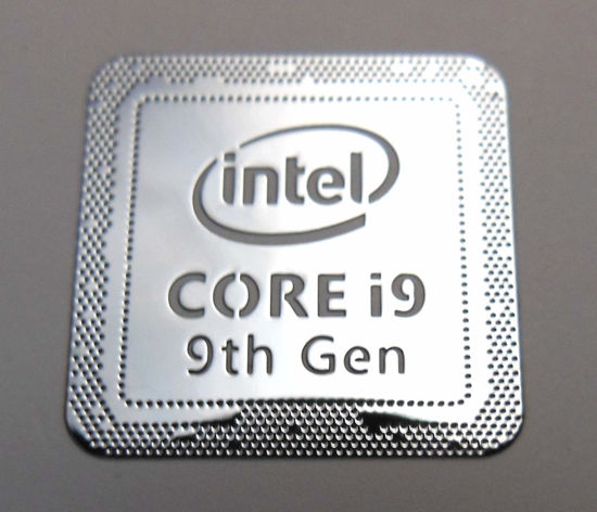 Picture of VATH Made Sticker Compatible with Intel Core i9 9th Generation 18 x 18mm / 11/16" x 11/16" [981]