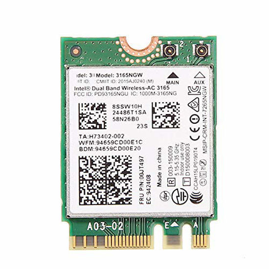 Picture of Wireless LAN Card for Lenovo 110-15ISK Flex 4-1130 Yoga 700-14ISK Laptop Compatible 00JT497