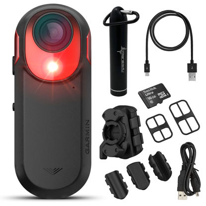 Picture of Garmin Varia RCT715 Bicycle Radar with Tail Light, Continuous Recording with Wearable4U Power Bundle