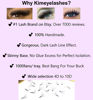 Picture of 1000 Premade volume fans Mixed lengths 9-16mm loose Fans C, D Curl. Handmade eyelash extensions supplies Russian volume lash promade fan 4D 5D 6D 7D 8D 9D 10D (Curl C, 5D - 0.07)