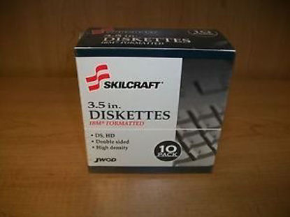 Picture of Skilcraft 3.5 in Diskettes IBM Formatted - 10 Pack