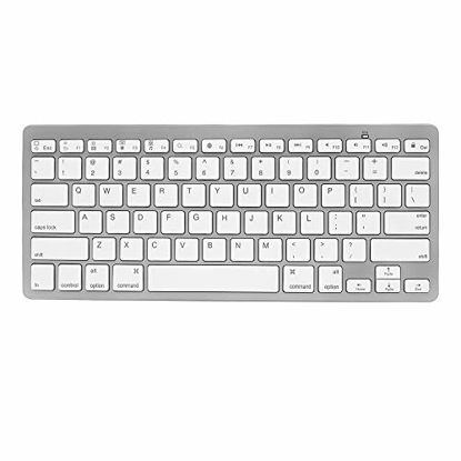 Picture of Wireless Keyboard Bluetooth Universal Portable for iMac MacBook iPad Air/Pro iPhones and All Windows Laptops, Desktop PCs, Android Tablets