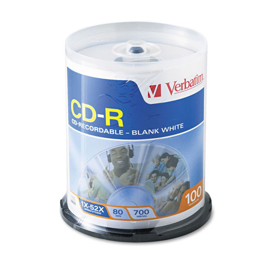 Picture of Verbatim CD-R 80min 700mb 52x 100pk Spindle