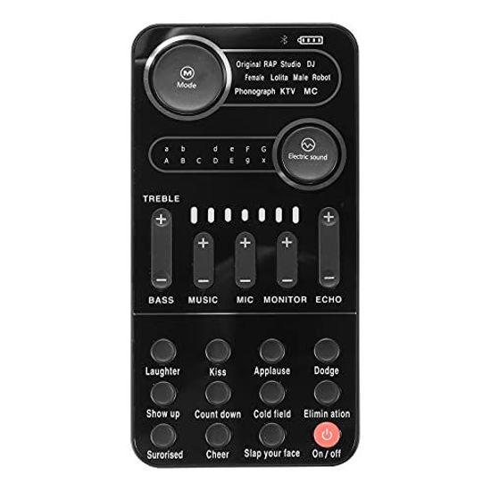 Picture of Live Sound Card, Video Entertainment Sound Mixer Board Multiple Sound Effects Live Sound Card for Live Streaming