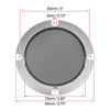 Picture of X AUTOHAUX 2pcs for 3" Speaker Grille Cover Mesh Trim Round Subwoofer Grille Horn Protective Guard Silver Tone Car Auto Stereo Accessory