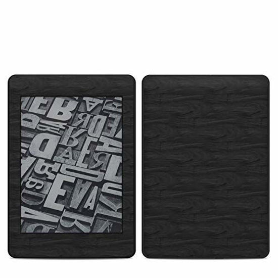 Picture of Black Woodgrain Amazon Kindle Paperwhite 2018 Full Vinyl Decal - No Goo Wrap, Easy to Apply Durable Pro