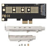 Picture of M.2 PCIe Adapter, M.2 NVME and AHCI NGFF (Not for SATA) M Key SSD to PCIe 3.0 Converter, Comaptible with 2280 2260 2242 2230 Size, for Windows 7/8/10 Linux (PCIE x1)