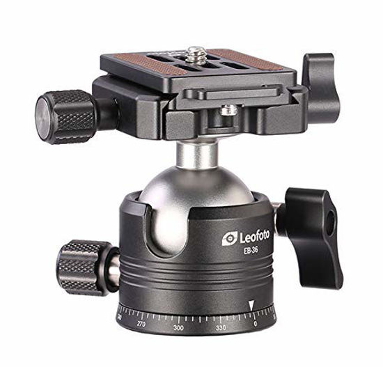 Picture of Leofoto EB-36 36mm Ball Head Arca/RRS Compatible w Pan Lock Tripod & QR Plate