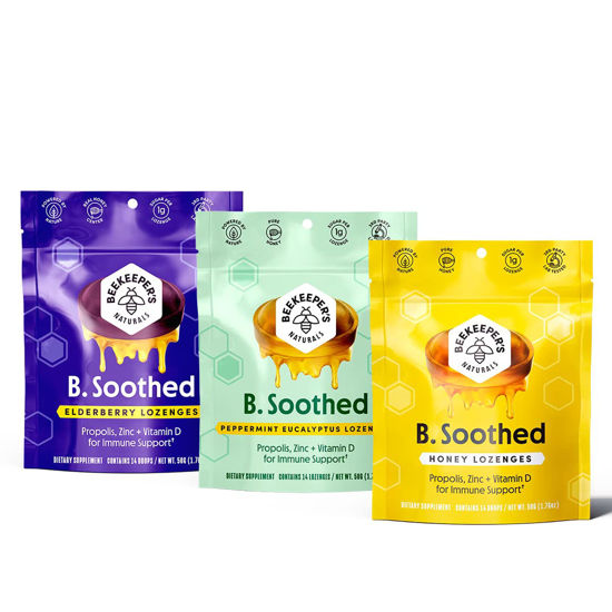 Beekeeper's Naturals B. Soothed Honey Lozenges