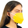 Picture of Disposable 5-Layer Efficiency Protective Adult Face Mask 5-Ply Design Made in USA (5, Canary Yellow)