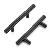 Picture of Ravinte 10 Pack | 5'' Cabinet Pulls Matte Black Stainless Steel Kitchen Drawer Pulls Cupboard Pulls Cabinet Handles 5”Length with 3” Hole Center