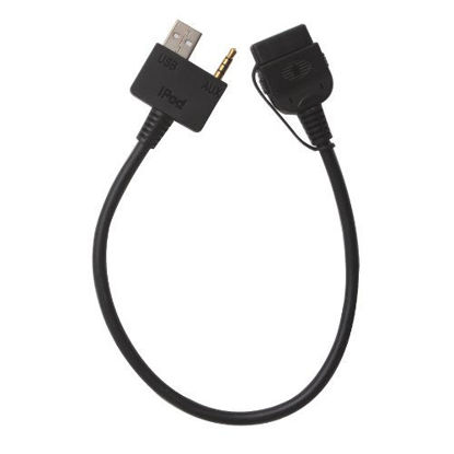 30pin Dock To 3.5mm Car AUX Audio USB charger Cable For iPhone 3G 4G iPod  Touch