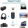 Picture of GaoMee Low-Latency Bluetooth Audio Transmitter (3.5mm AUX, RCA, Computer USB Audio, Non-Fiber) Wireless Audio Adapter for TV PC for Headphones, no delay, Bluetooth 4.2