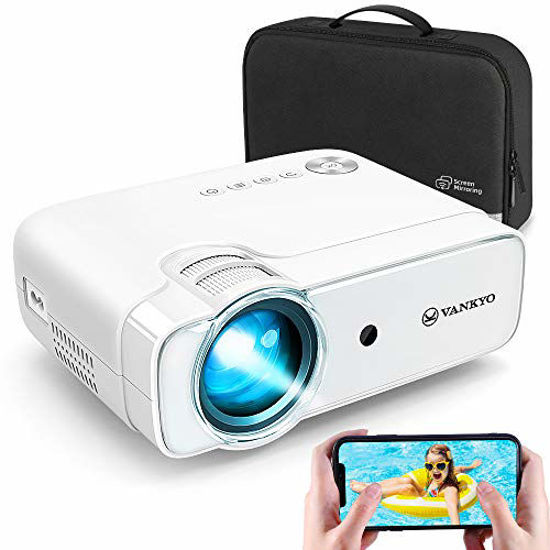 Picture of VANKYO Leisure 430W Mini Wi-Fi Projector, Full HD 1080P Supported Projector with Synchronize Smart Phone Screen, Video Portable Projector Compatible with iOS/Android Devices, Windows , TV Stick, PS4