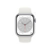 Picture of Apple Watch Series 8 41mm GPS Silver Aluminum Case - White Sport Band