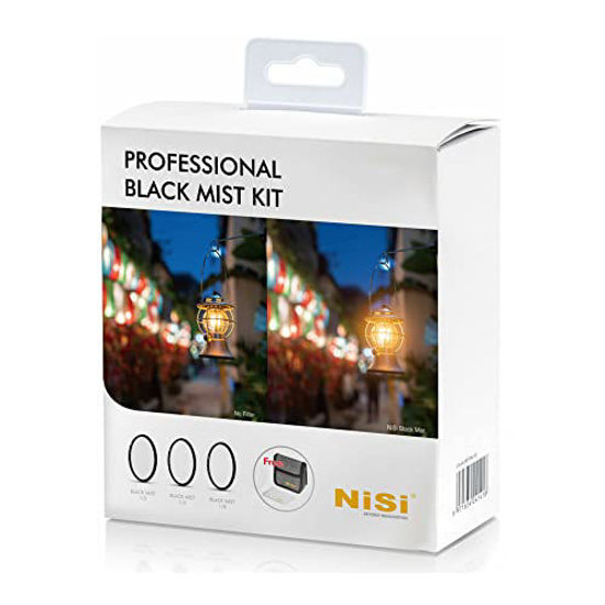 Picture of NiSi 82mm Professional Black Mist Kit | 1/2, 1/4, and 1/8 Density Soft Diffusion Filters