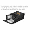 Picture of Penivo Explosion-Proof Safe Bag LiPo Battery Storage Case Compatible with DJI Mavic Mini Drone Protective Charging Accessories(M,for 2 battey)