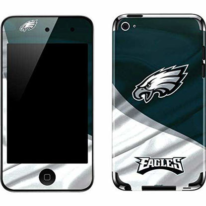 Picture of Skinit Decal MP3 Player Skin Compatible with iPod Touch (4th Gen) - Officially Licensed NFL Philadelphia Eagles Design