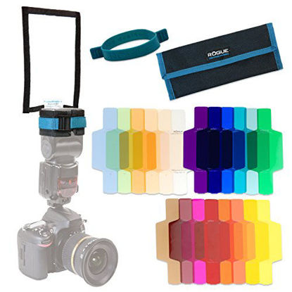 Picture of Rogue FlashBender 2 Bounce Card + Rogue Gels Universal 20 Piece Filter kit