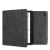 Picture of kwmobile Case Compatible with Kobo Sage - Book Style Felt Fabric Protective e-Reader Cover - Dark Grey