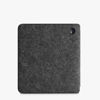 Picture of kwmobile Case Compatible with Kobo Sage - Book Style Felt Fabric Protective e-Reader Cover - Dark Grey