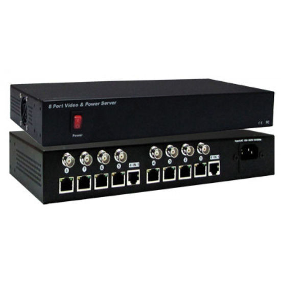 Picture of HDView Video&Power Balun 8 Channel Passive Receiver for HD-TVI/CVI/AHD/Analog/960H Camera Surge Protection BNC