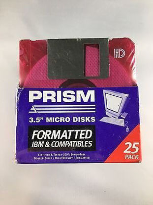 Picture of Prism 3.5" floppy micro disks 25 pack