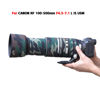 Picture of COMEOXO Lens Cover Camouflage Stretch Fabric Camera Rain Cover  for CANON RF 100-500mm F4.5-7.1 L IS USM Lens Protection Sleeve （Color: # Army Green Camouflage ）