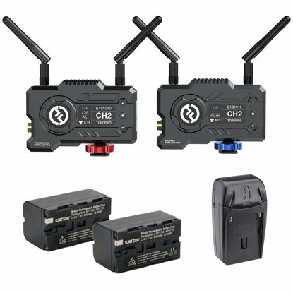 Picture of Hollyland Mars 400S PRO SDI/HDMI Wireless Video Transmission System Bundle with 2x Li-Ion Battery Pack & AC/DC Charger