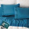 Picture of Bedsure Queen Bed Sheets Set Teal - Soft 1800 Sheets for Queen Size Bed, 4 Pieces Bedding Sheets & Pillowcases