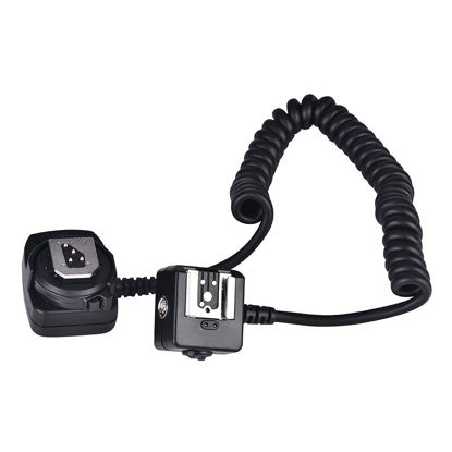 Picture of Acouto 1.4m Off Camera Flash Sync Extension Shoe Cord for Nikon DSLR Camera Flash
