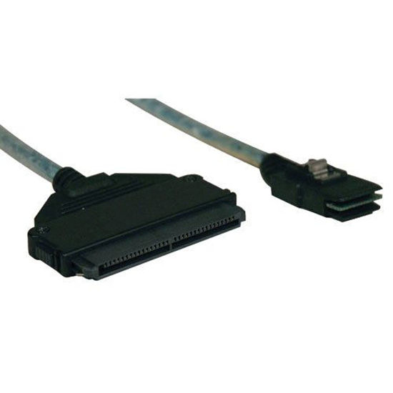 Picture of Tripp Lite Internal SAS Cable, mini-SAS (SFF-8087) to 4-in-1 32pin (SFF-8484), 18-in. (0.5M)(S510-18N)