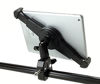 Picture of iShot G10 Pro Large iPad Pro Universal Tablet Tripod Monopod Mic Music Stand Mount Adapter Holder + HD Metal Pipe Pole Bar Clamp w/ 360° Swivel Ball - Compatible with iPad Pro & 9-13" Tablets