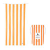 Picture of Dock & Bay Beach Towel - Quick Dry, Sand Free - Compact, Lightweight - 100% Recycled - Includes Bag - Cabana - Ipanema Orange - Large (160x90cm, 63x35)