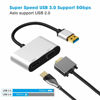 Picture of SZYCD USB 3.0 to HDMI VGA Adapter Cable Splitter for Windows Computers Laptop,Support Mac OS High Sierra, Not Support Linux,Chrome OS