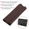 Picture of fosa 1.4m x 0.5m Fabric Dustproof Protection Cloth Cover Stereo Audio Speaker Mesh Grill Cloth Protective Cover for Speaker Repair(Dark Brown)