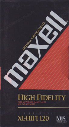 Picture of MAXELL EPITAXIAL Video Cassette HIGH Fidelity XL-HiFi 120 VHS