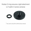 Picture of Foto&Tech Assorted Soft Shutter Release Button Compatible with Fuji X-T20 X-T10 X-T3 X-T2 X-PRO2 X-PRO1 X100F, Sony RX1RII RX10 IV III II, Lecia M10 M9, Nikon Df F3 (2PC, BK+OR)