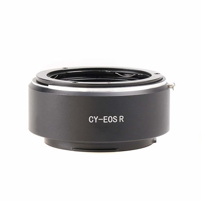 Picture of Hersmay CY-EOSR Lens Mount Adapter for Contax Yashica CY Mount Lens to Fit for Canon EOS R R5 R6 R5C RP Mount Full Frame Mirrorless Camera