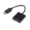 Picture of DP to HDMI Adapter, Gold-Plated DisplayPort Male to HDMI Female Converter 60Hz Compaitible with PC Laptop Dell HP Monitor HDTV Projector and More Passive