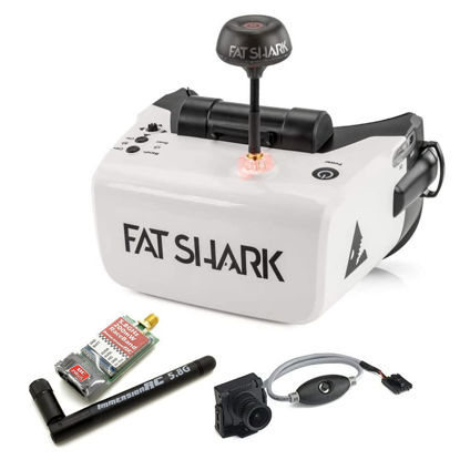 Picture of Fat Shark Scout FPV Goggles RTF Combo (600TVL Camera and ImmersionRC 200mW VTX)