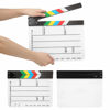 Picture of Acrylic Film Clapboard, 30x25cm/11.81x9.84" Movie Props Clap Board Dry Erase Director's Cut Action Scene Clapper Board Clap Photography Tool(Colorful)