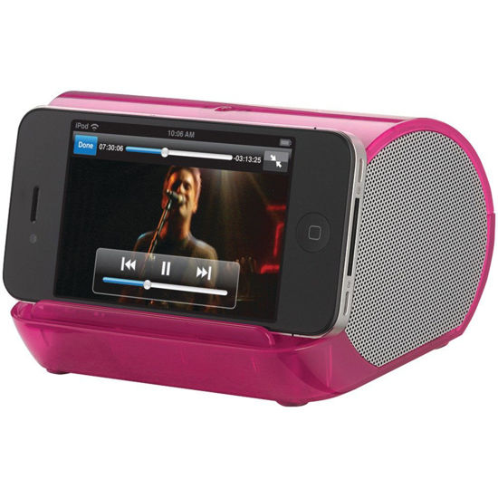 Ihome store speaker pink