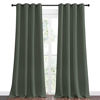 Picture of NICETOWN Dark Mallard Blackout Draperies Curtains - Pair of Grommet Top Thermal Insulated Blackout Decorative Curtains for Thanksgiving Day & Christmas Decor(55 inches Wide by 96 inches Long)